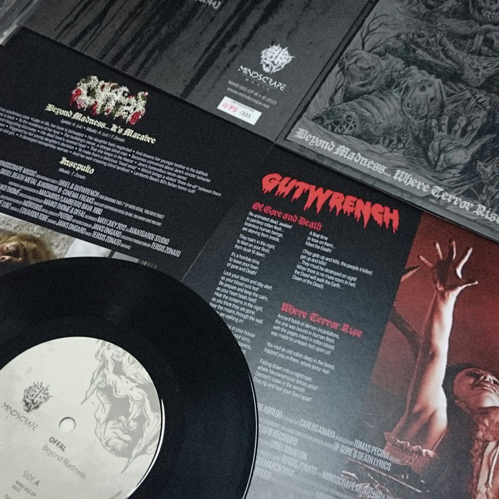 Lançamento oficial: OFFAL / GUTWRENCH split 7″EP