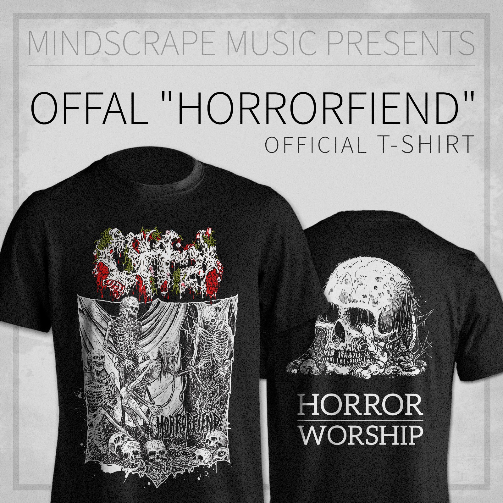 OFFAL – Camiseta oficial “Horrorfiend” DISPONÍVEL!