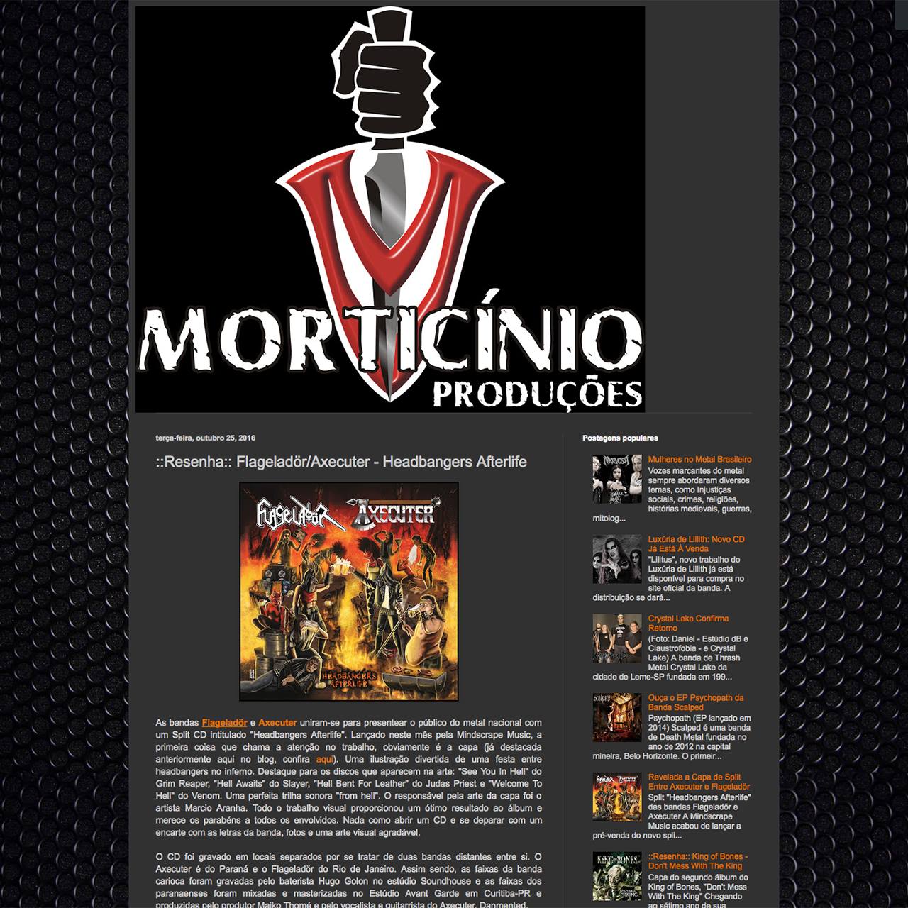 Resenha: FLAGELADÖR / AXECUTER – Morticínio Produções