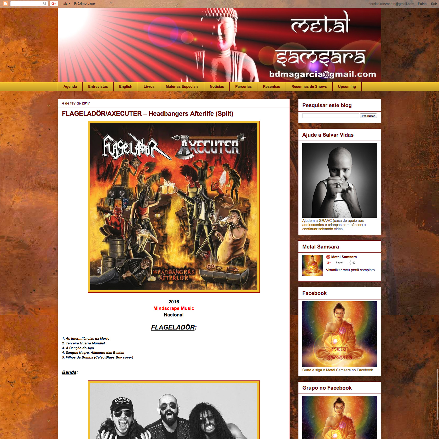 Resenha: FLAGELADÖR / AXECUTER – Metal Samsara