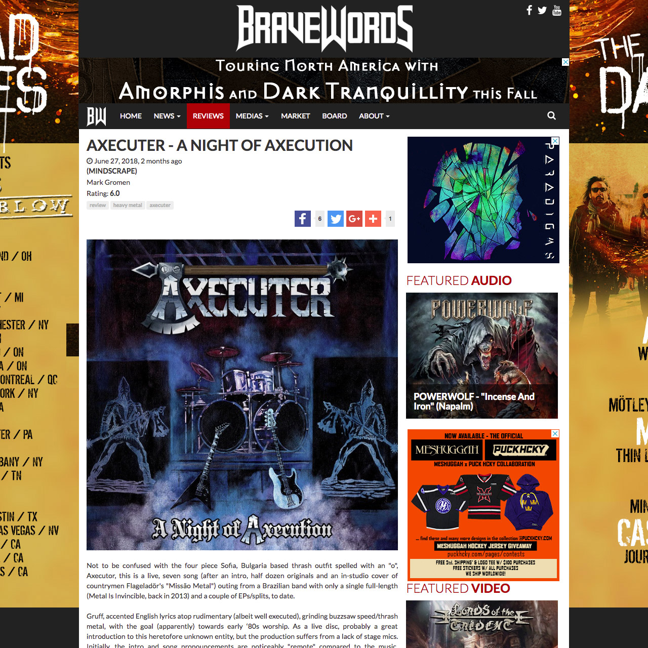 Resenha: AXECUTER – BraveWords