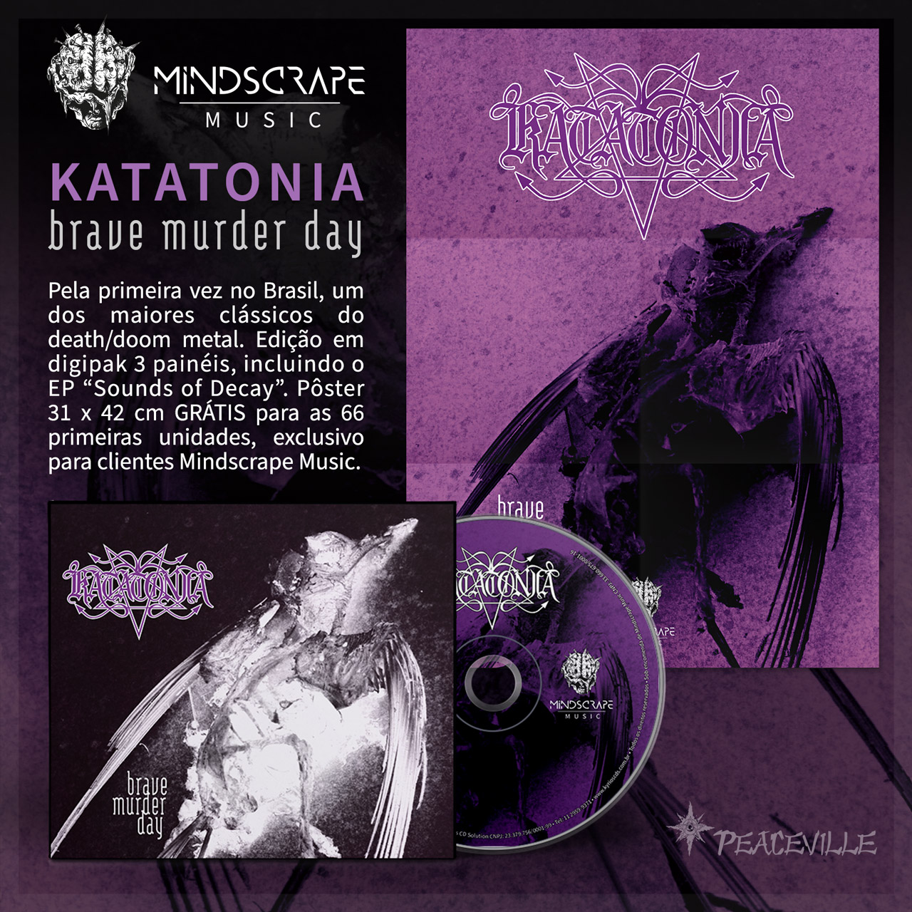 PRÉ-VENDA: KATATONIA “Brave Murder Day” ??