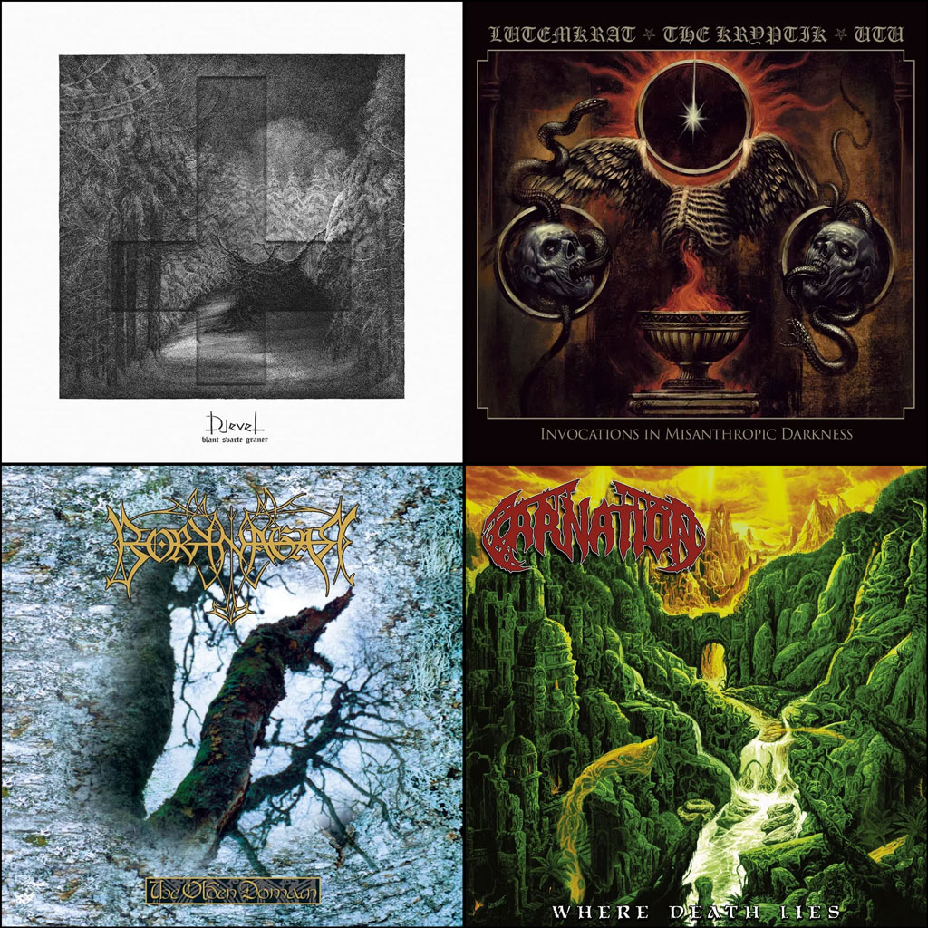 Pré-venda: DJEVEL, LUTEMKRAT / THE KRYPTIK / UTU, BORKNAGAR, CARNATION
