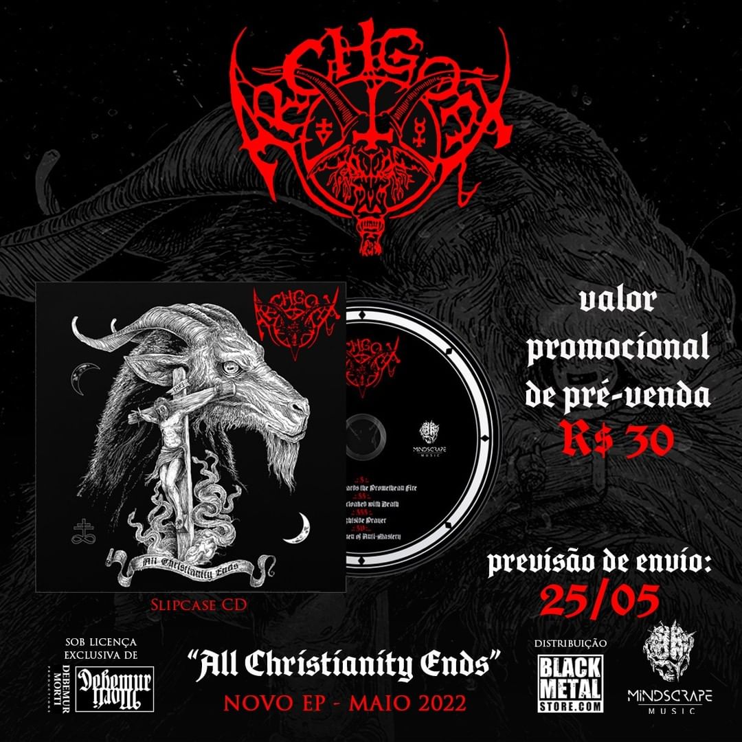 PRÉ-VENDA: ARCHGOAT – All Christianity Ends [slipcase CD]