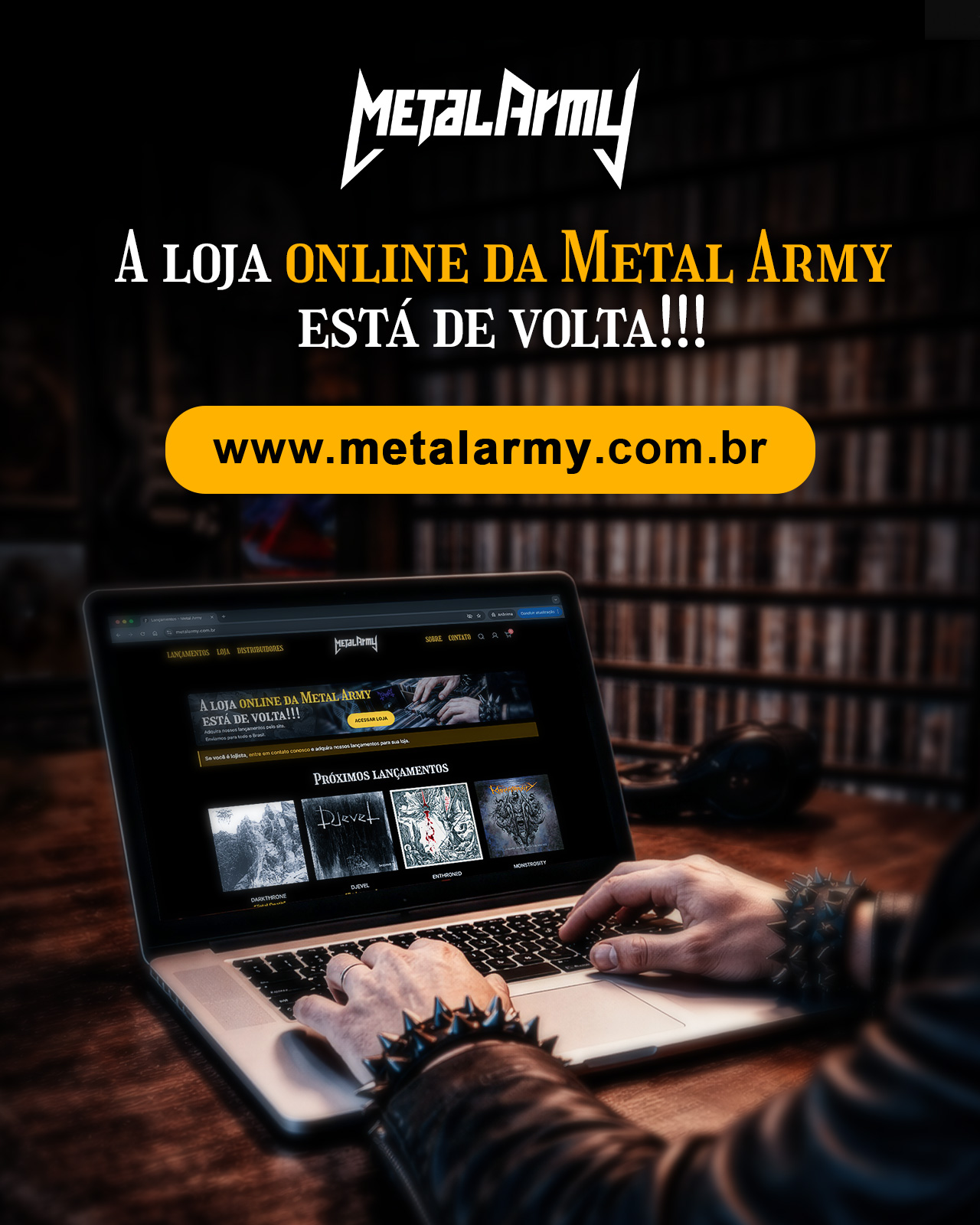 A loja online da Metal Army está de volta!